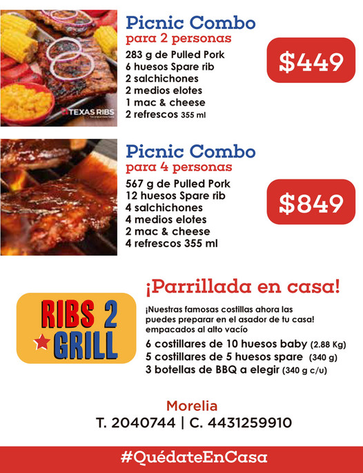 Menu Names For Ribs Grupo Medios - Menú Texas Ribs - Página 4